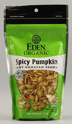 Eden Foods Organic Dry Roasted Seeds Spicy Pumpkin