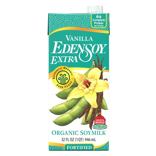 Eden Foods Organic EdenSoy Extra Soy Milk Vanilla