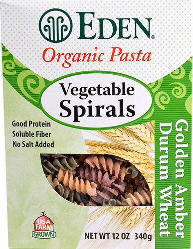 Eden Foods Organic Pasta Vegetable Spirals