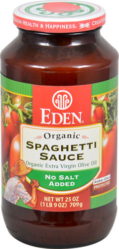 Eden Foods Organic Spaghetti Sauce No Salt Added