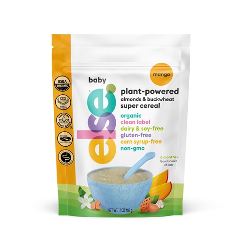 Else Organic Plant-Powered Super Cereal Baby 6+ Months Mango