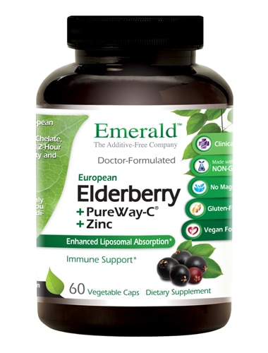 Emerald Labs Elderberry + Zinc + PureWay-C