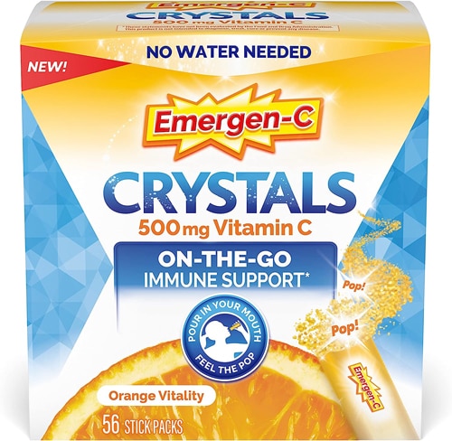 Emergen-C Crystals On-The-Go Immune Support Orange Vitality