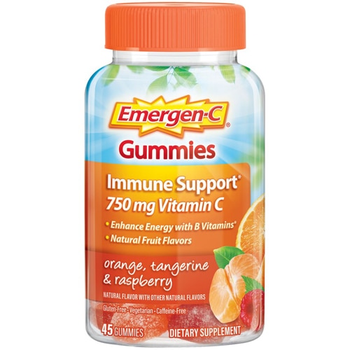 Emergen-C Immune Support Vitamin C Orange Tangerine & Raspberry