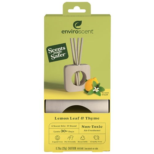 Enviroscent Scent Stix & Stand Diffuser Lemon Leaf & Thyme
