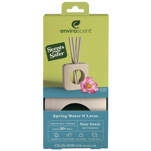 Enviroscent Scent Stix & Stand Diffuser Spring Water & Lotus