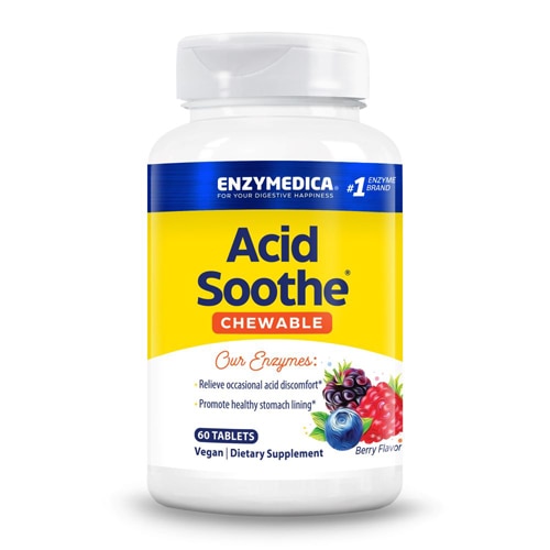 Enzymedica Acid Soothe Chewable Berry