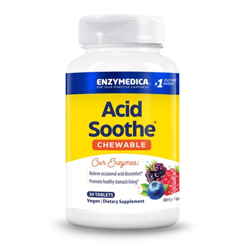 Enzymedica Acid Soothe Chewable Berry