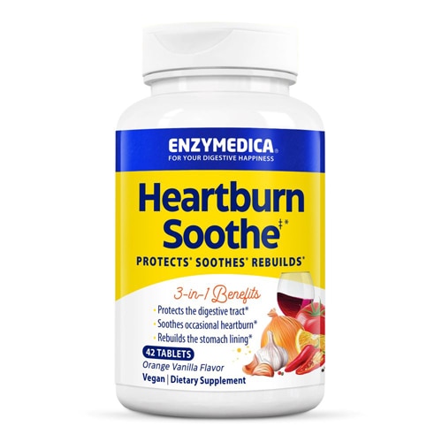 Enzymedica Heartburn Soothe Orange Vanilla