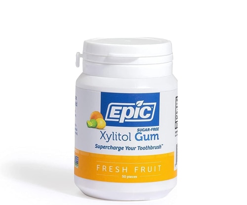 Epic Dental Xylitol Gum Sugar-Free Fresh Fruit