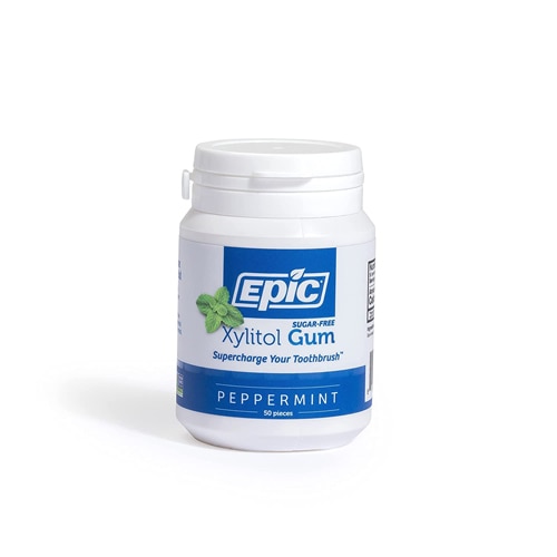 Epic Dental Xylitol Gum Sugar-Free Peppermint