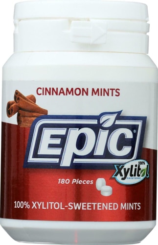 Epic Dental Xylitol Mints Sugar-Free Cinnamon