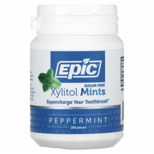 Epic Dental Xylitol Mints Sugar-Free Peppermint