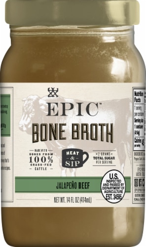 Epic Beef Jalapeno Sea Salt Bone Broth Jalapeno Sea Salt