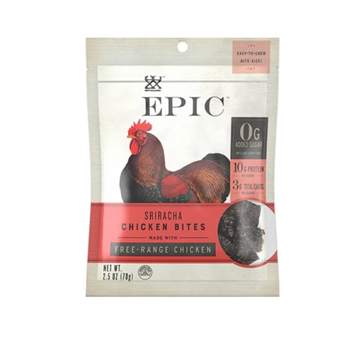 Epic Chicken Bites Made with Free-Range Chicken Sriracha
