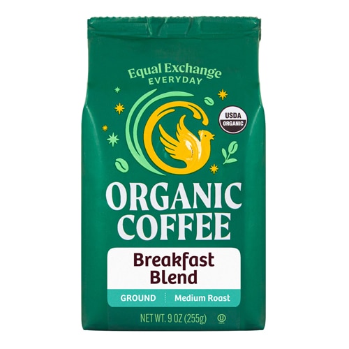 Equal Exchange Everyday Organic Ground Coffee Breakfast Blend