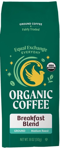 Equal Exchange Everyday Organic Ground Coffee Breakfast Blend