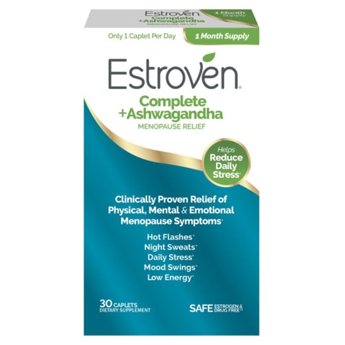 Estroven Complete + Ashwagandha Menopause Relief