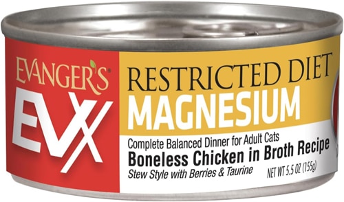 Evanger's EVX Restricted Diet Wet Cat Food Magnesium Chicken