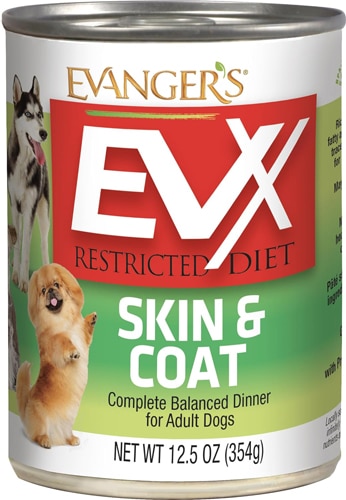 Evanger's EVX Restricted Diet Wet Dog Food Skin & Coat