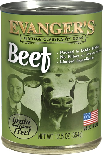 Evanger's Heritage Classics Wet Dog Food Beef