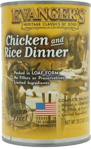 Evanger's Heritage Classics Wet Dog Food Chicken & Rice Dinner