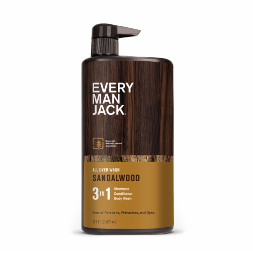 Every Man Jack 3-In-1 All Over Wash - Sandalwood