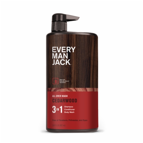 Every Man Jack 3-in1 All Over Wash - Cedarwood