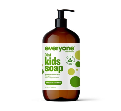 Everyone Kids Soap 3 in 1 Tropical Coconut