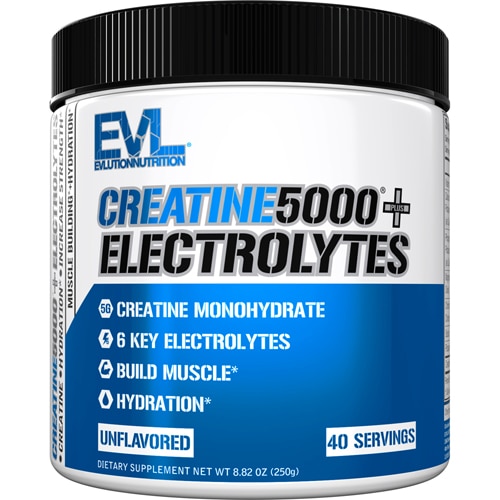 Evlution Nutrition Creatine5000 + Electrolytes Unflavored