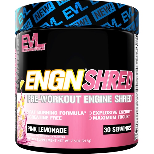 Evlution Nutrition ENGN Shred Pre-Workout Pink Lemonade