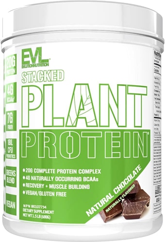 Evlution Nutrition Stacked Plant Protein Natural Chocolate