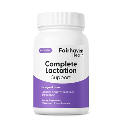 Fairhaven Health Complete Lactation Support for Healthy Milk Flow and Supply