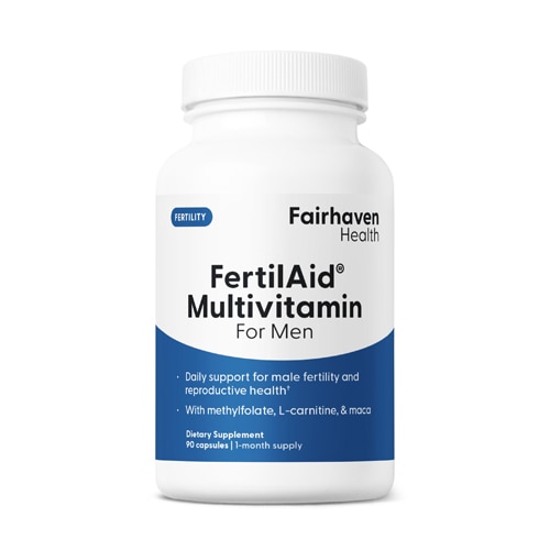 Fairhaven Health FertilAid Multivitamin for Men - Designed to Support Male Fertility and Reproductive Wellness