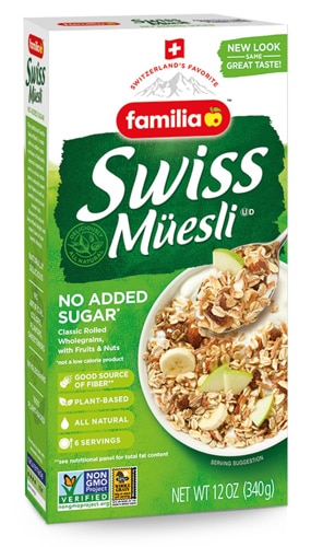 Familia Muesli No Added Sugar Swiss