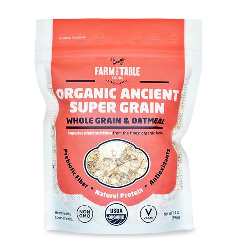 Farm To Table Organic Ancient Super Grain Whole Grain & Oatmeal