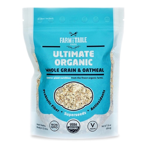 Farm To Table Ultimate Organic Whole Grain & Oatmeal