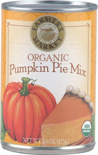 Farmer's Market Organic Canned Pumpkin Pie Mix