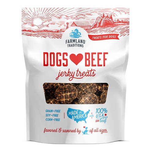 Farmland Traditions Dogs Love Jerky Treats Beef