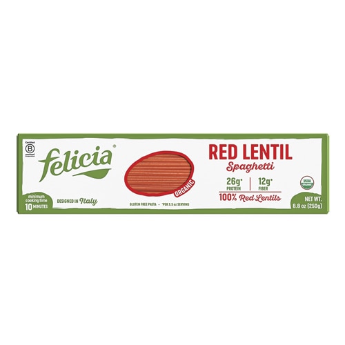 Felicia Organic Pasta Red Lentil Spaghetti