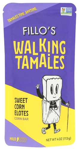 Fillo's Non-GMO Walking Tamales Sweet Corn Elotes Tamale