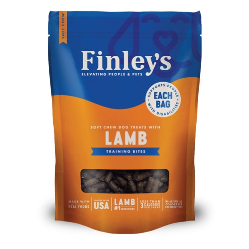 Finley's Natural Dog Treats Soft Chew Trainer Bites Lamb