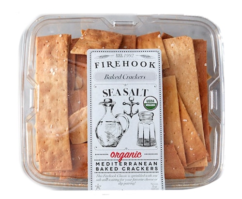 Firehook Mediterranean Baked Crackers Sea Salt