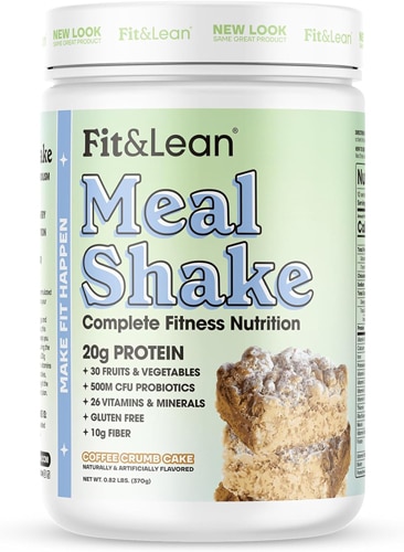 Fit & Lean Meal Shake Fat Burning Meal Replacement Coffee Crumb Cake