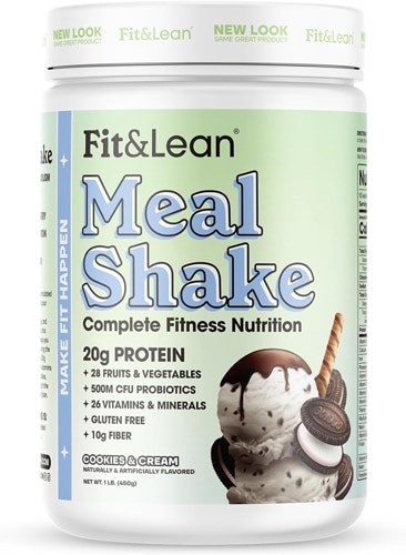 Fit & Lean Meal Shake Fat Burning Meal Replacement Cookies & Cream