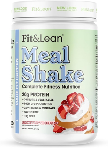 Fit & Lean Meal Shake Fat Burning Meal Replacement Strawberry Shortcake
