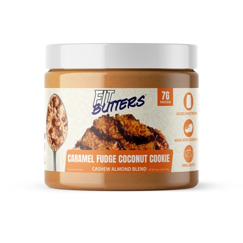 Fit Butters Cashew Almond Butter Caramel Fudge Coconut Cookie