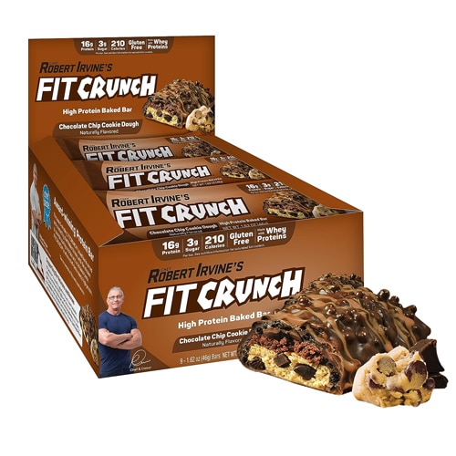 Fitcrunch High Protein Baked Bar Chocolate Chip Cookie Dough