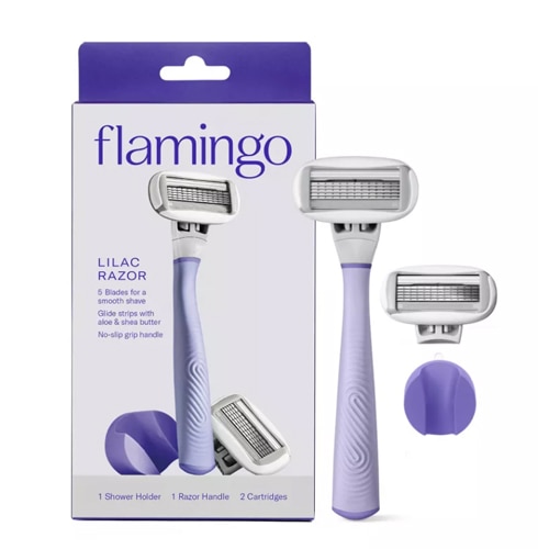 Flamingo Women's 5-Blade Razor - Lavender