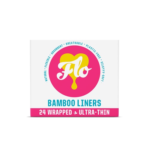 Flo Organic Bamboo Liners - Ultra Thin